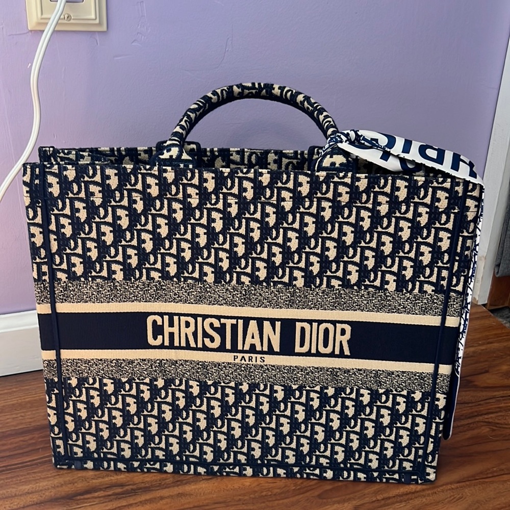 Large Tote Bag Blue